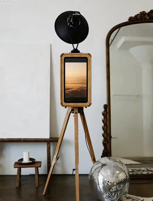 Fotobudka Drewniana Retro